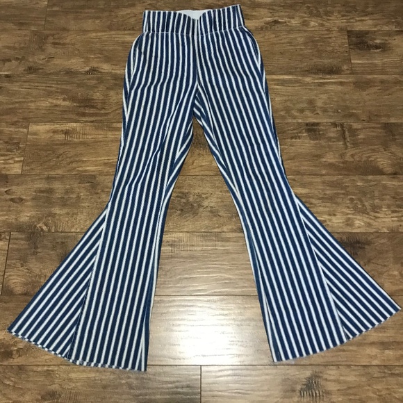 Striped bell bottoms - Picture 1 of 1